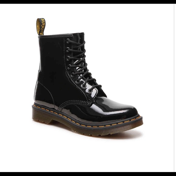 Dr. Martens Shoes - Doc Marten 1460 COMBAT BOOT Patent Leather